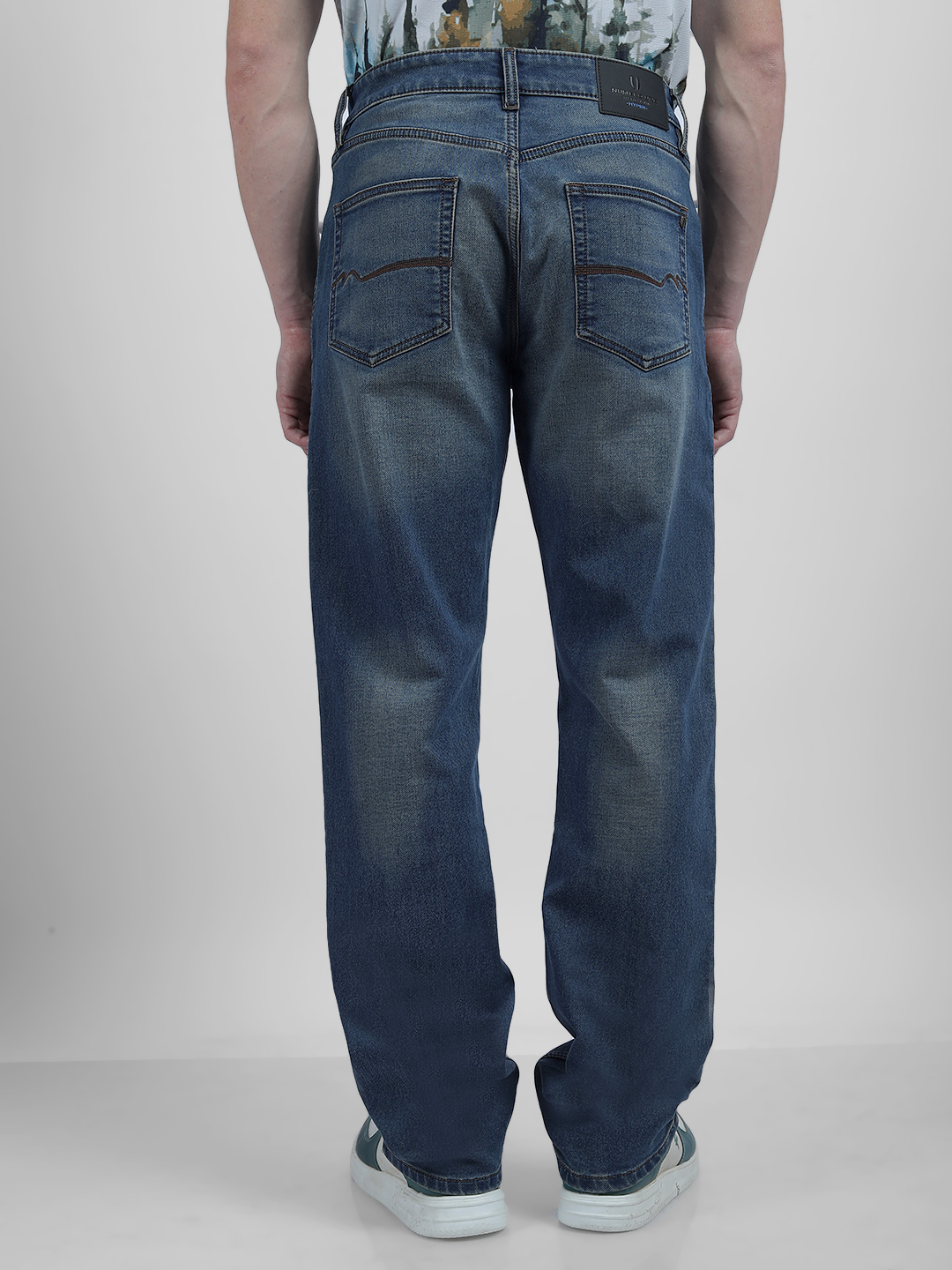 Numero Uno Men Faded Blue Jeans